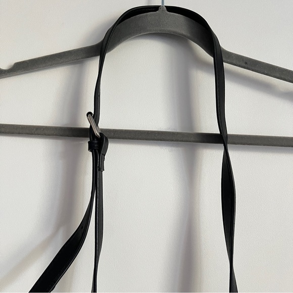 Steve Madden Black Ruched Crescent Hobo Small Shoulder Bag NWT - Picture 4 of 13